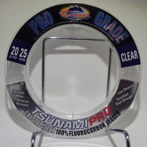 Tsunami Pro Crystal Clear Pro Grade 20lb Fluorocarbon Fishing Line